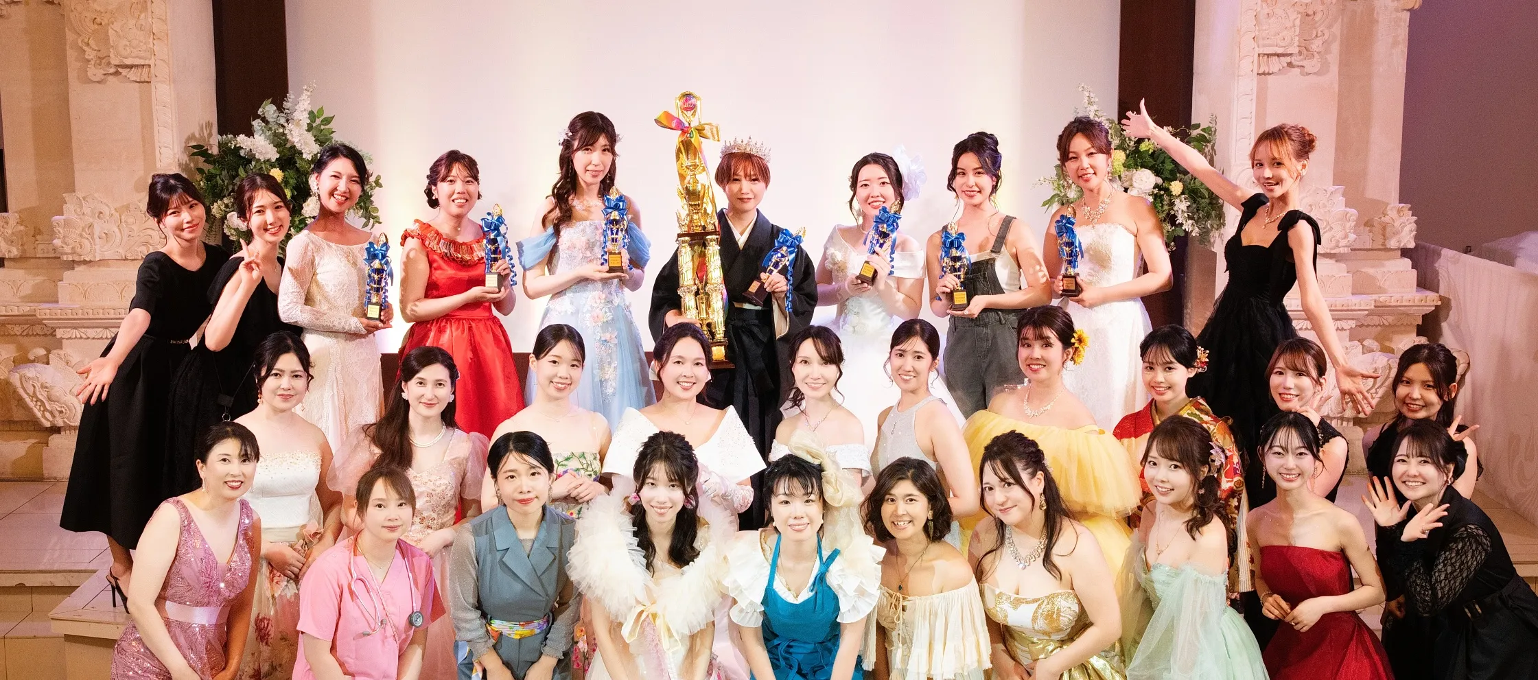 Beauty Japan Venusの審査を見る会場の様子